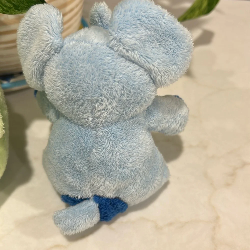 Pottery Barn‎ Kids 2 plush Stuffed Animals 7in Frog and Elephant like new